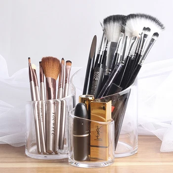 

Cosmetic Storage Box Acrylic Makeup Brush Holder Office Pen Organizer Cosmetic Lipbrush Eyeliner Lipstick Storage Holder