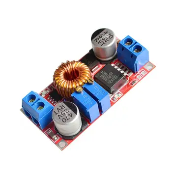 

CC/CV Step Down Charging Board Adjustable Max 5A DC 5-32V to DC 0.8-30V Lithium Battery Charger Module