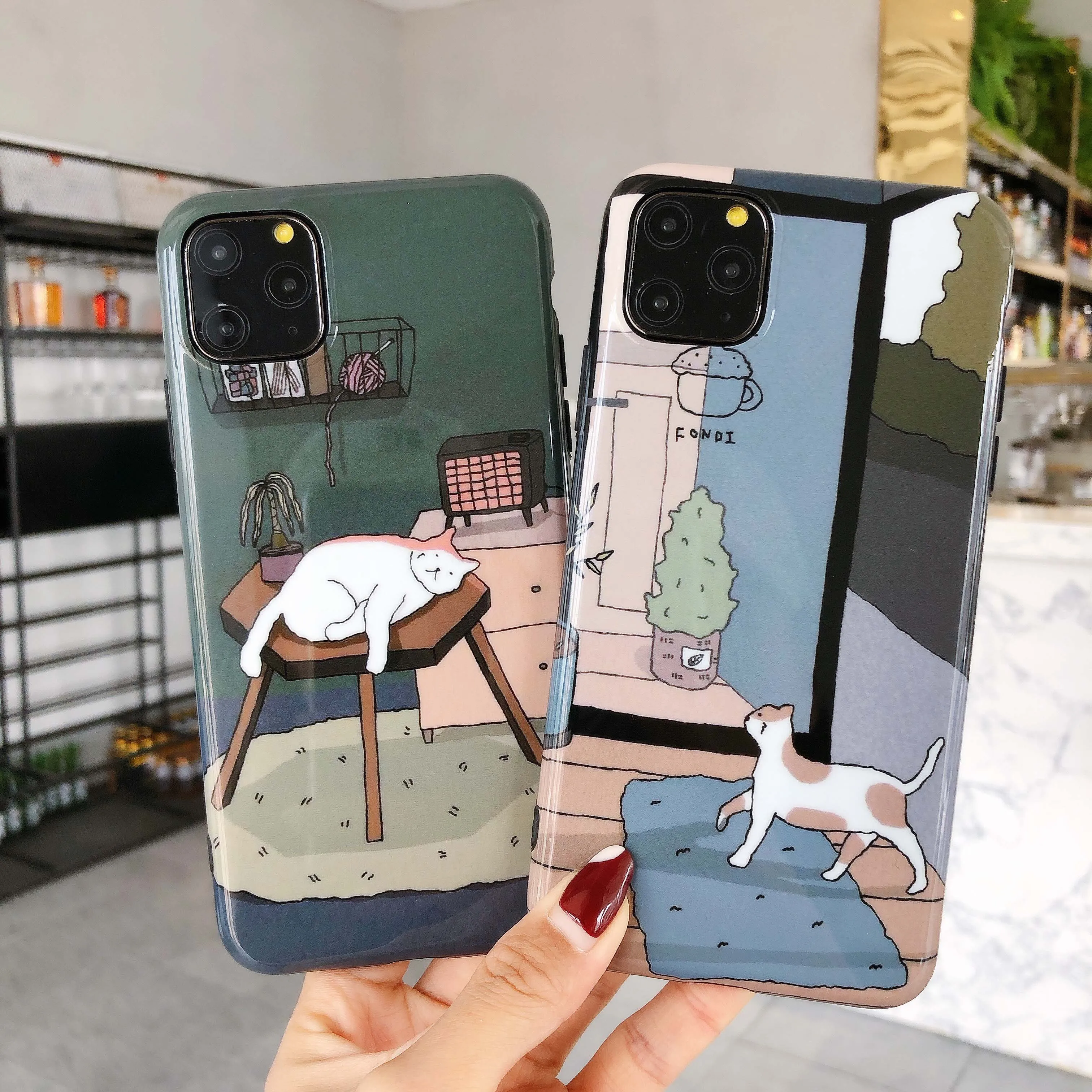 Глянцевый мягкий чехол из ТПУ с рисунком для Iphone11Pro Max телефона IPhoneXS MAX XR XS 6S 7 8 Plus