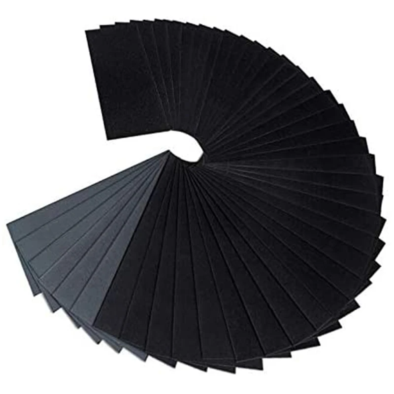 40 Sheets of Fine Sandpaper (400 5000 Grit) Dry/Wet Waterproof