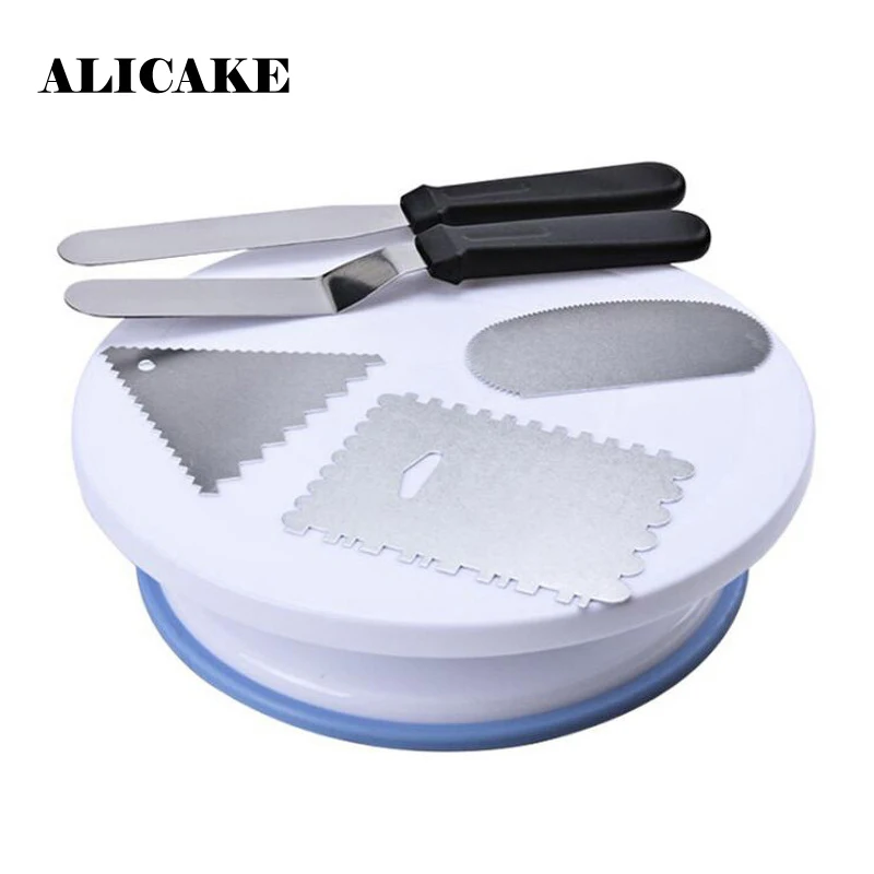 

New Cake Turntables Baking & Pastry Spatulas Cream Scraper Pastry Cutters Making Cake Decoration Bakery Baking Pastry Tools