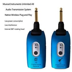 Guitar Wireless Receiver A9 Electric Guitar Wireless System 2.4GHz Wireless Pickups Music Studio Equipment  Audio Interface