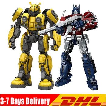 

2020 MOC Transformation Movie Figures Technic Sound Robot Wave Bumblebeed Giant Warriors Building Blocks Toys Gifts 662 661 663