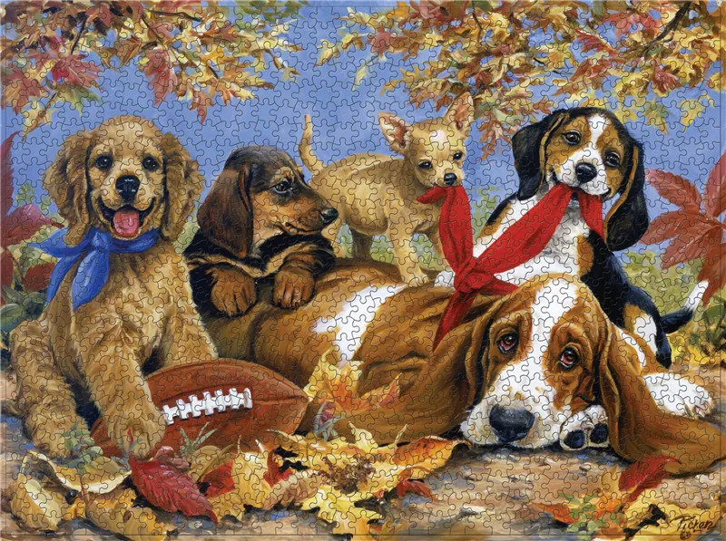 Jigsaw Puzzles 1000 Piece for Adults Creative Painting Puzzle Toy Home Decor Unique Gift