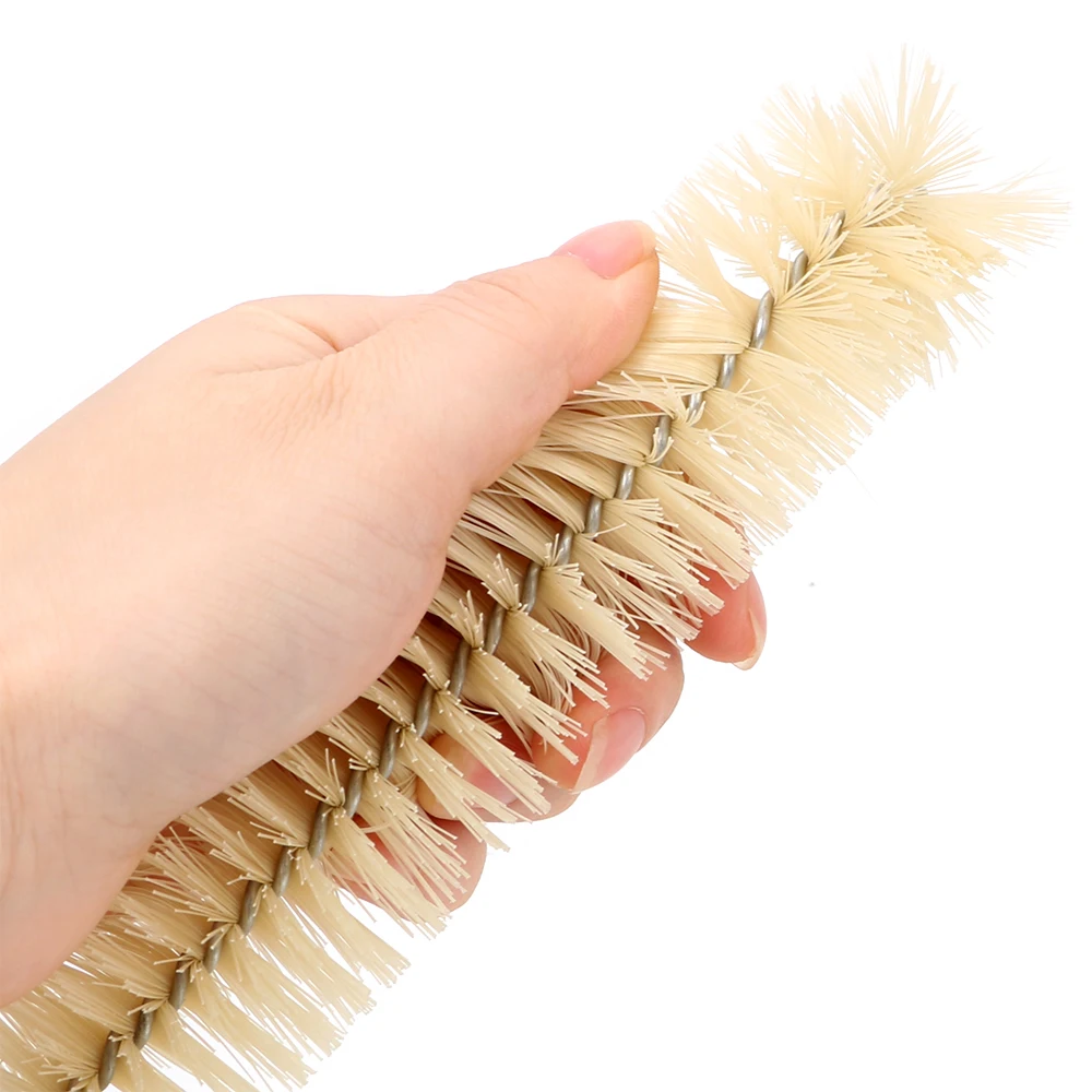 NICEYARD Portable Wooden Long Handle Cup Brush Cleaning Brush Glass Bottle Brush Household Brush Kitchen Supplies