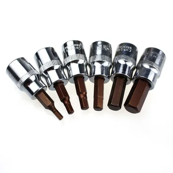 

6pcs Allen Key Socket Set Metric Hex Bit Supplies Automotive Anti-rust