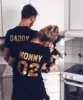 Family Matching Clothes  Family Look Cotton T-shirt DADDY MOMMY KID BABY Funny Letter Print Number Tops Tees Summer ► Photo 1/6