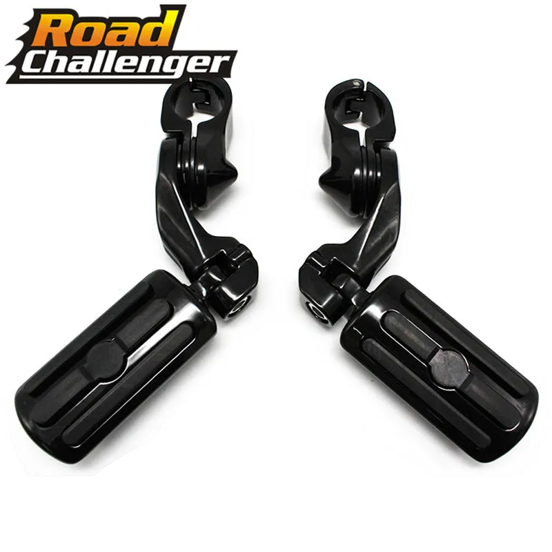

Motorcycle Highway Pegs for Electra Glide Road King Street Glide 1.25" Engine Guard footrest