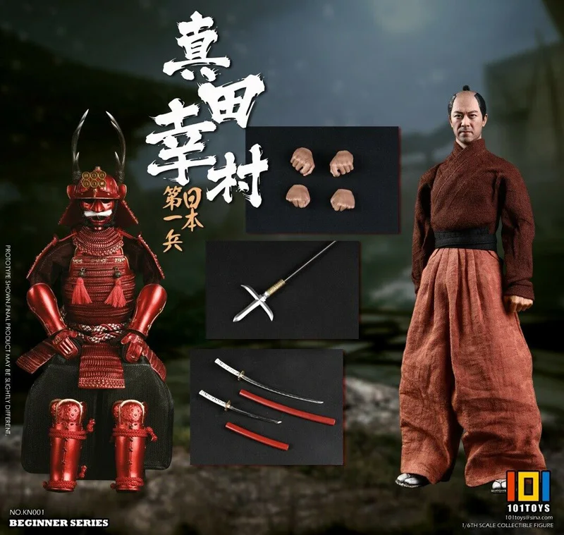 101 игрушки KN001 японский самурай-Санада Юкимура(стандартная версия) 1/6 фигурка
