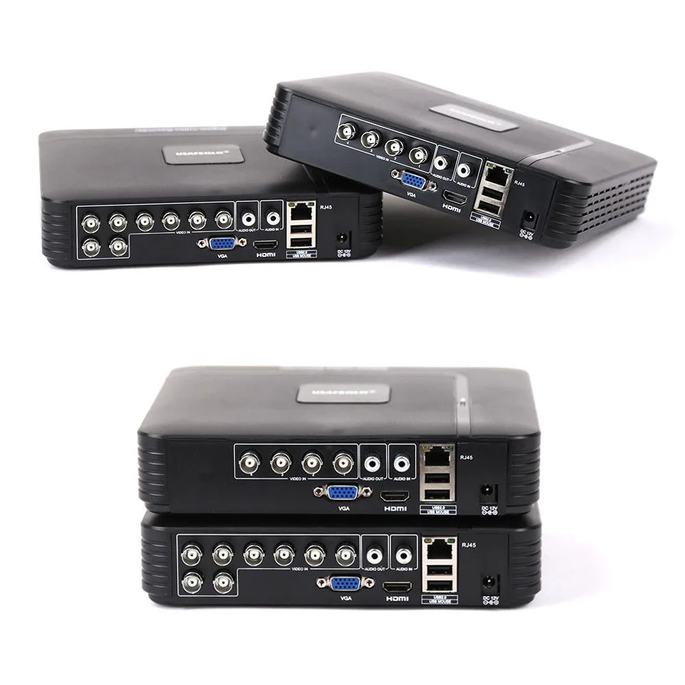 4Ch/8CH 1080N Hybrid 5 в 1 AHD DVR (1080P NVR + 960H аналоговый TVI CVI) по сканированию qr кода удаленного