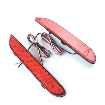 

2 Pcs LED Rear Bumper Reflectors Lights lamp For Nissan Leaf Pathfinder Rogue X-Trail x trail JX35 QX56 qashqai 2014-