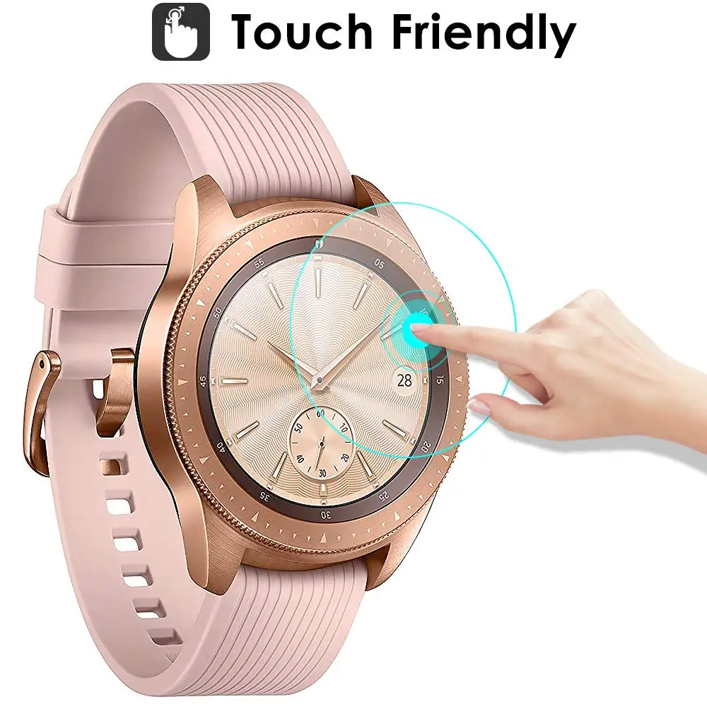 Cover for Samsung Gear S3 frontier Classic Clear Protective Film for Samsung Galaxy Watch 42MM 46MM Tempered Glass Screen