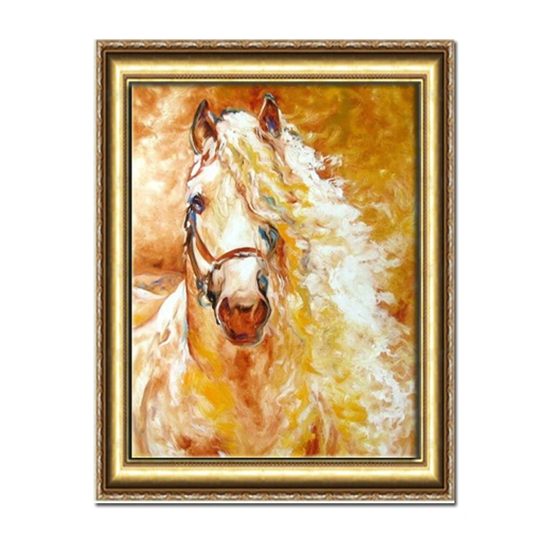 

2020 New Arrival 3d Diamond Painting Animals Icon Embroidery Mosaic Painting Handmade Set Of Needles For Home Decoration Horse
