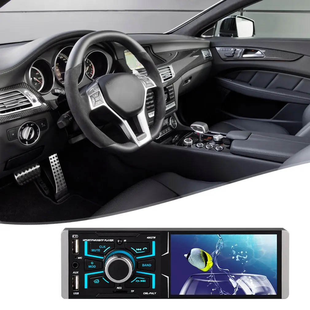 12V / 24V Universal 4.1 Inch Car Mp5 Player 3Usb
