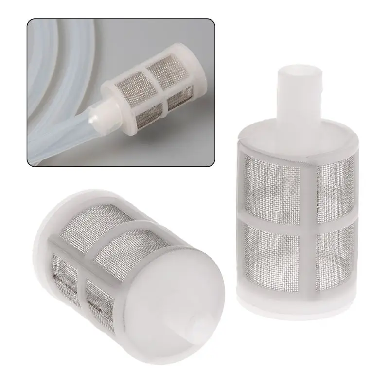 Fish Tank Filter Mesh Water Pump Hose Net Clean Screen Pumps Aquarium Supplies 7mm/10mm Stainless Steel Plastic Garden | Дом и сад