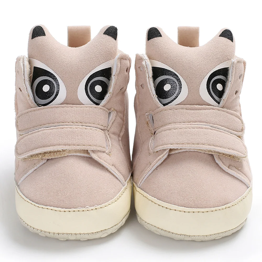 Toddlet Baby Shoes Boy Girl Sneaker Fox Head Cotton Anti-slip Soft Sole Light Newborn Infant First Walkers Crib Shoes