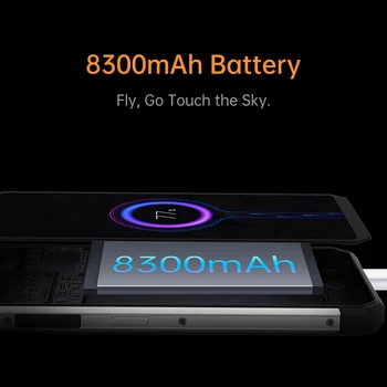 Oukitel WP17 Rugged Smartphone 8GB+128GB  6.78“FHD+ 8300MAH Android 11 Mobile Phone 64M+16M NFC Cell Phone 2