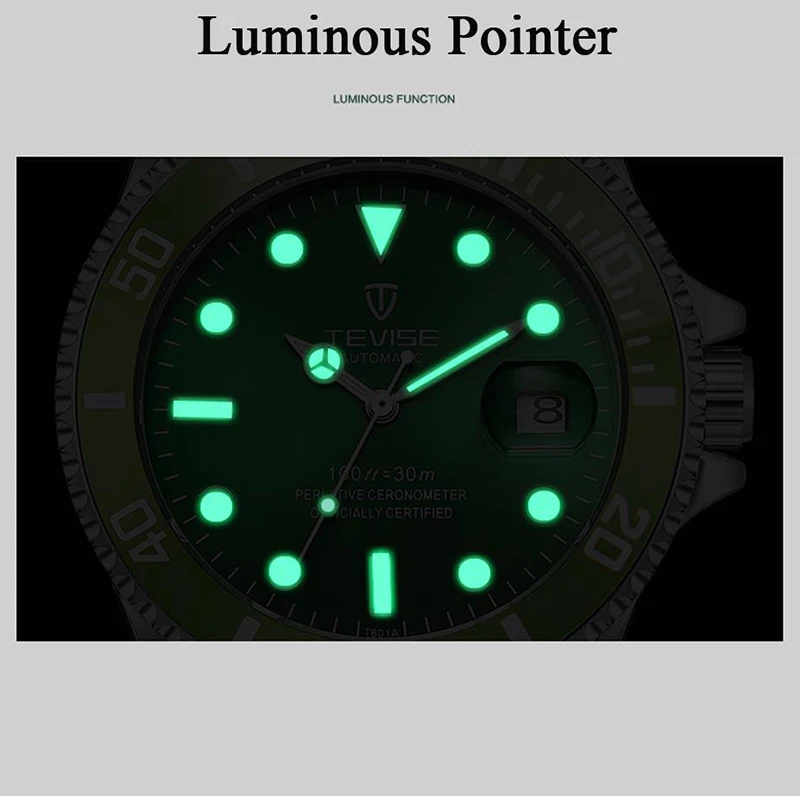 Tevise T801 Automatic Mechanical Watch Men 2020 Waterproof Mens Watches Top  Brand Luxury Blue Wristwatch Relogio Masculino 2019 - Quartz Wristwatches -  AliExpress