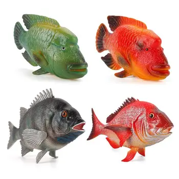 

Simulation Solid Subtropical Marine Animal Model Ornament Stone Snapper Fish