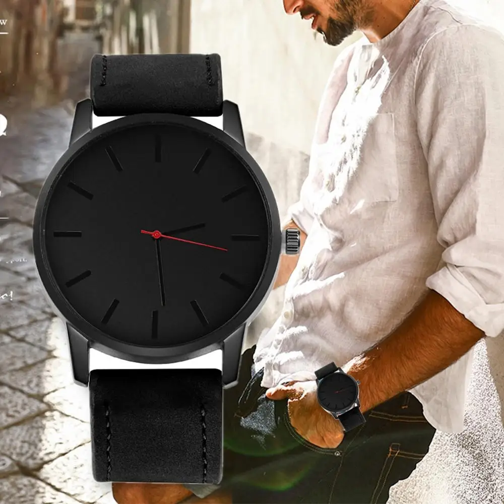 Relogio Masculino, мужские часы, модные часы для мужчин, большой циферблат, военные мужские часы, кожаные спортивные часы, наручные часы, Reloj Hombre