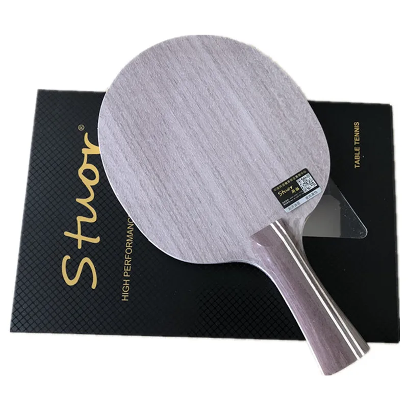 Stuor 19 New Dynasty Carbon Table Tennis Racket 7 Ply Structure Fl Handle Or Cs Handle Ping Pong