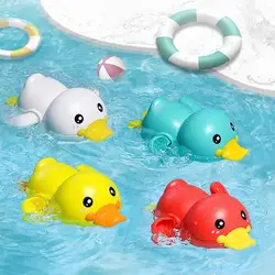 Canard nageur à remontage mécanique, jouet de bain pour enfants, jouet de douche de piscine, 2022 