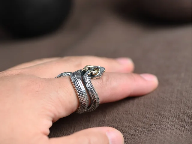 強ファイア❤天然スフェーン　S925リング【ほっぺもちもちキャットリング31】 Bocai S925 Sterling Silver Charm Rings 2022 New Popular