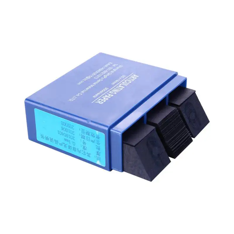 Стоматологические синие тонкие Артикуляционная Бумага полоски 55*18 мм 300 листа/уп наклейки для ногтей с книга