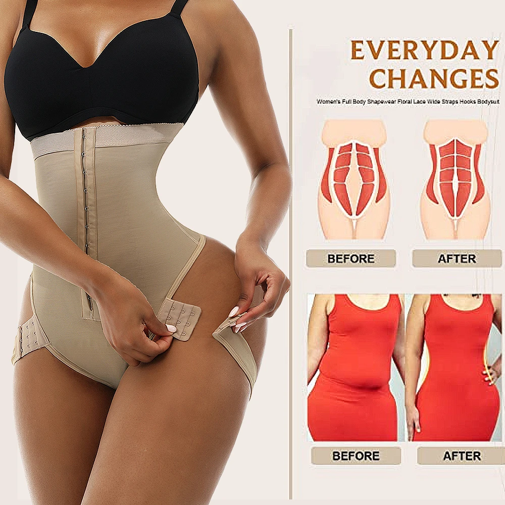 Sexy Control Panties Women Corset Briefs Booty Butt Lifter Shapewear Slimming Pulling Underwear High Waist Body Shaper fajas