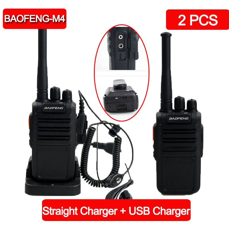 Двухканальная рация 2 шт. беспроводной радиоприемник baofeng M4 с UHF400 470MHz Walk Talk CB