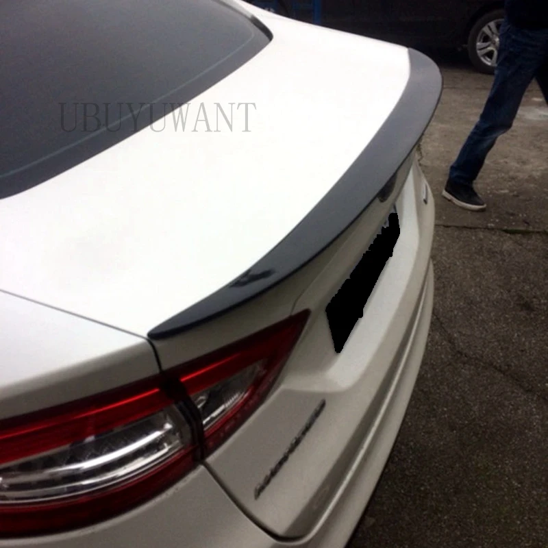 

UBUYUWANT For Ford Mondeo 2013-2017 ABS Plastic Exterior Rear Spoiler Tail Trunk Boot Wing Decoration Car Styling
