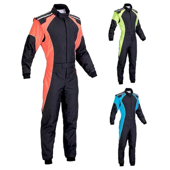 

Windproof Kart racing suit coverall Men & women F1 Jacket Car racing suit one piece coverall sports clothing Off-road Drift suit