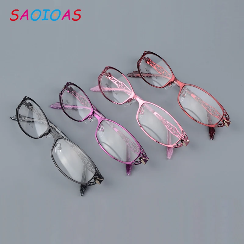 SAOIOAS унисекс модные классические черные очки с металлической оправой для женщин и мужчин Классические винтажные стильные оптические очки для чтения