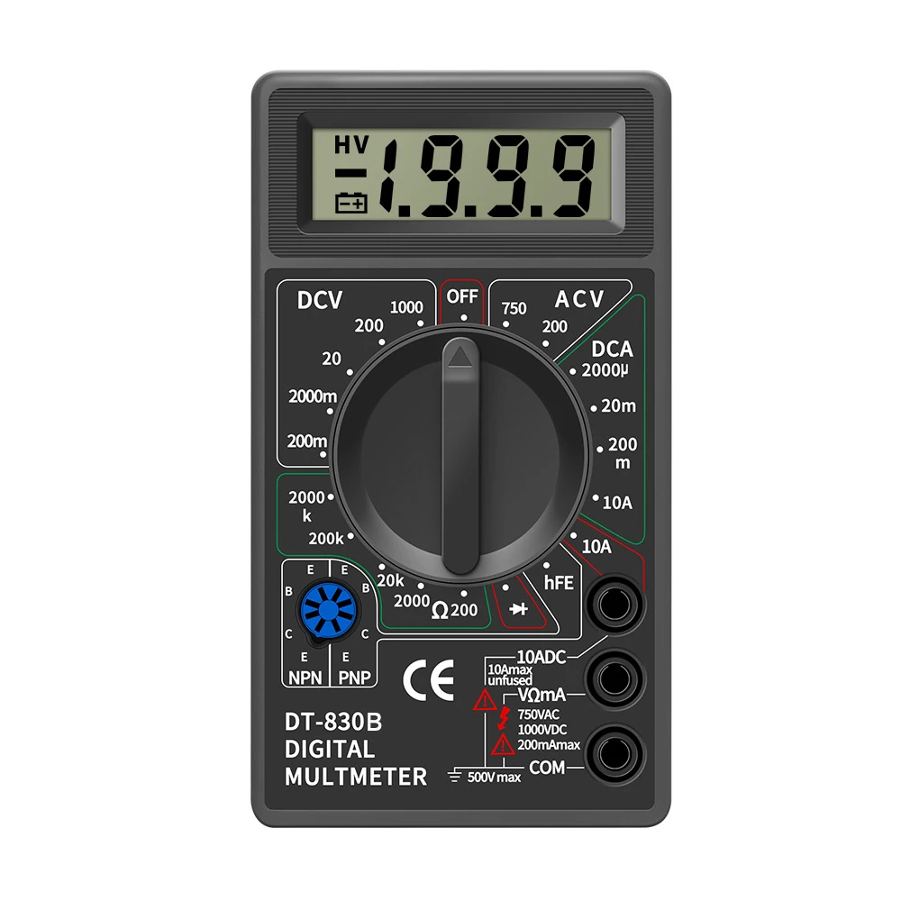 UNIT Digital Multimeter DT830B DT830D LCD Display Manual, 59 OFF