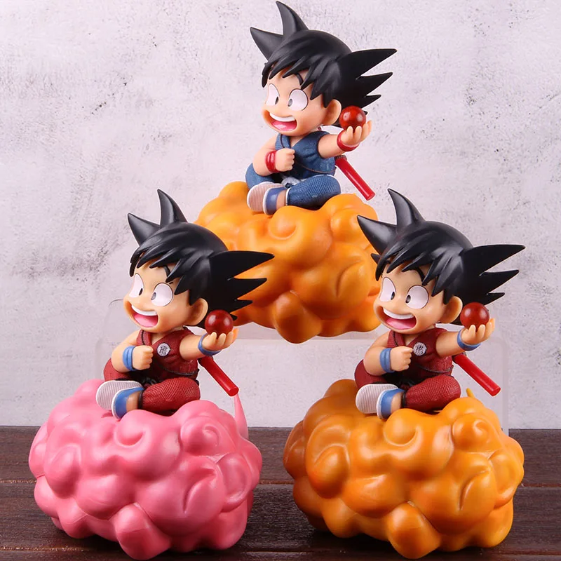 Dragon Ball Z малыш ребенок Сон Гоку на «сальто на облаке» Сон Гоку Фигурки ПВХ Гоку фигурка Коллекционная модель игрушки
