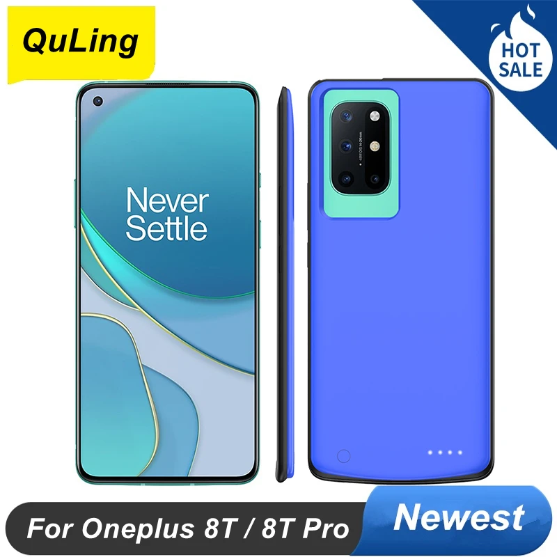 

Чехол QuLing 6800 мА · ч для Oneplus 8T, чехол для телефона Oneplus 8T Pro, умный внешний аккумулятор для Oneplus 8T, чехол для зарядного устройства