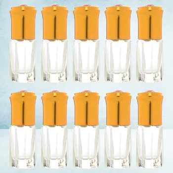 

10 Pcs Roll-on Bottles Perfume Bottle Travel Bottle for Women Use (Random Color)