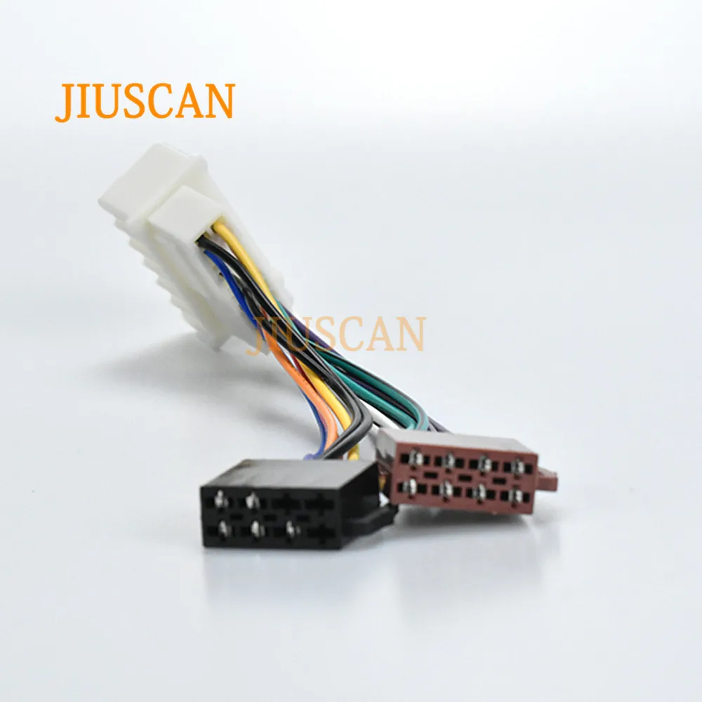 JIUSCAN 12-014 ISO радио жгут проводов адаптер Разъем для HYUNDAI 2004+(выберите модели) для KIA 2004+(выберите модели