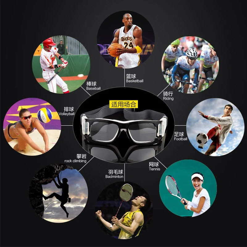 Transparent Goggle With Prescription 0 to -6.0 Myopia Glasses Men Women Outdoor Sports Eyeglasses UV400 Vision Care Eyewear 3