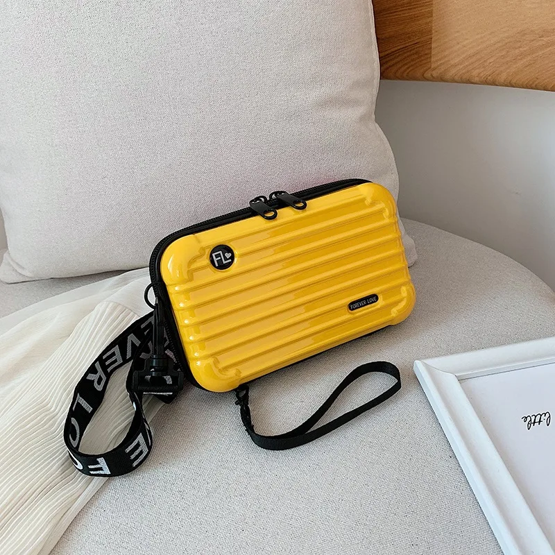 Модный мини-кошелек, чемодан, дамская сумка, косметичка, водонепроницаемая, моющаяся сумка, сумка для мобильного телефона, портмоне, сумка - Цвет: Цвет: желтый