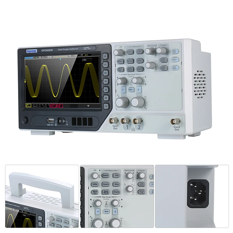Осциллограф Hantek MPO6082D MPO6084D MPO6102D цифровой оциллограф ociloscopio automotivo hantek MPO6104D MPO6202D