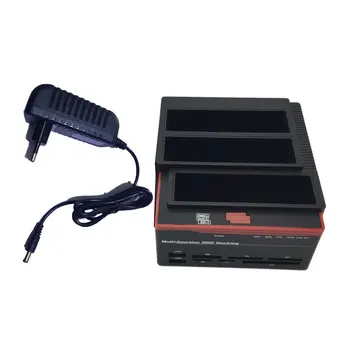 

USB 3.0 To 2.5" 3.5" SATA IDE Hard Disk Drive 3 Slots HDD Clone Docking Station USB HUB 2TB 893U3ISC Multi-purpose HDD Docking