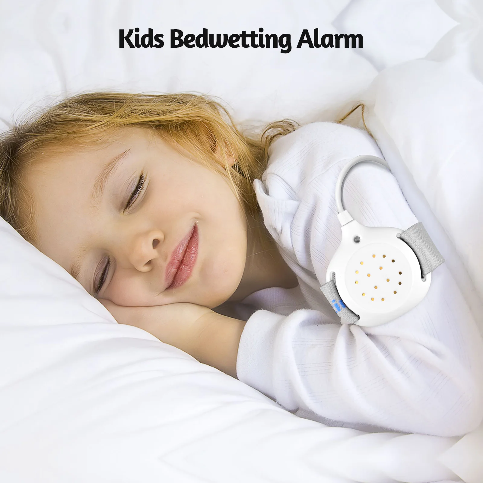 Bedwetting Alarm Pee Alarm Enuresis Sensors for Baby Kids Potty Training Elder Care with Sound Vibration LED Indicator Reminding bedwetting sensor alarm