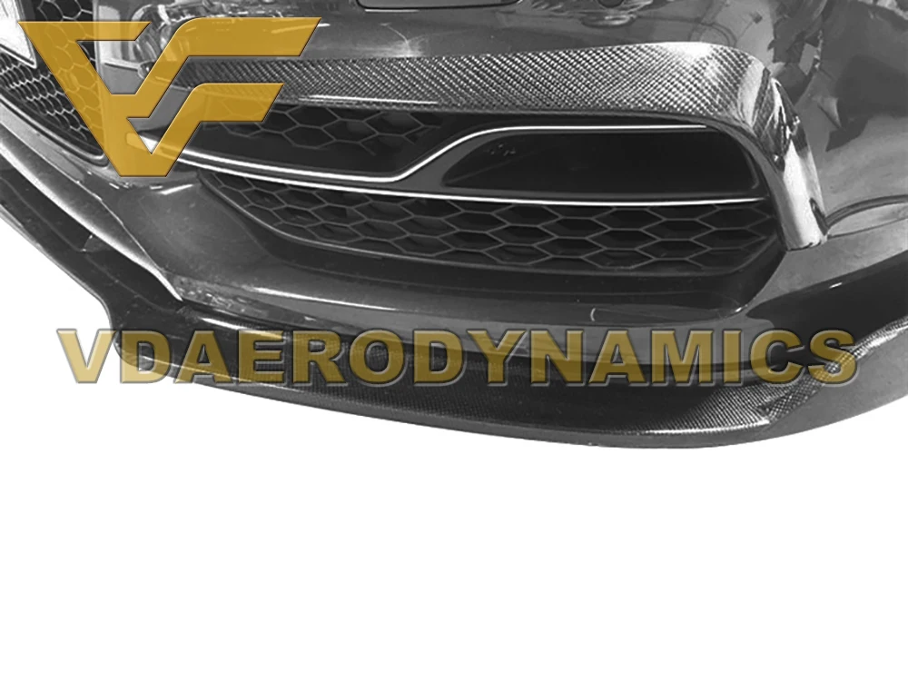Подходит для 13-1617-18 Audi S3 или A3 с Sline посылка из углеродного волокна переднего бампера надстройка Canard боковой спойлер