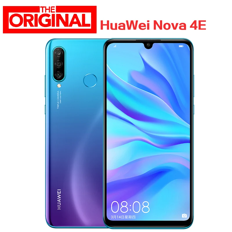 HuaWei Nova 4E P30 Lite 4G LTE мобильный телефон 6G ram 128G rom отпечаток пальца 32 МП Kirin 710 Android 9,0 6,1" телефон