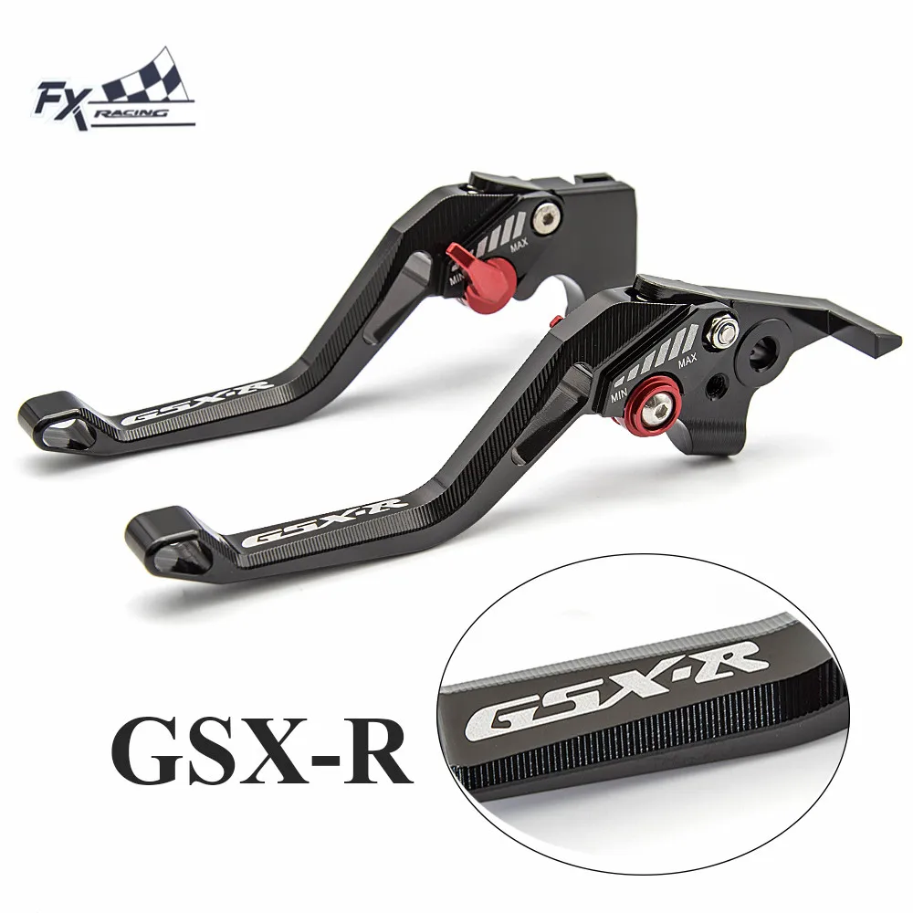 Логотип GSXR рычаг сцепления тормоза мотоцикла + ручки для Suzuki GSX-R 600 750 GSXR600 K6 K7 K8 K9
