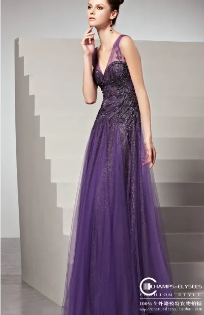 vestidos de festa, винтажное, повседневное, длинное, официальное, украшенное бисером, фиолетовое, вечернее, элегантное, для мамы невесты, платья