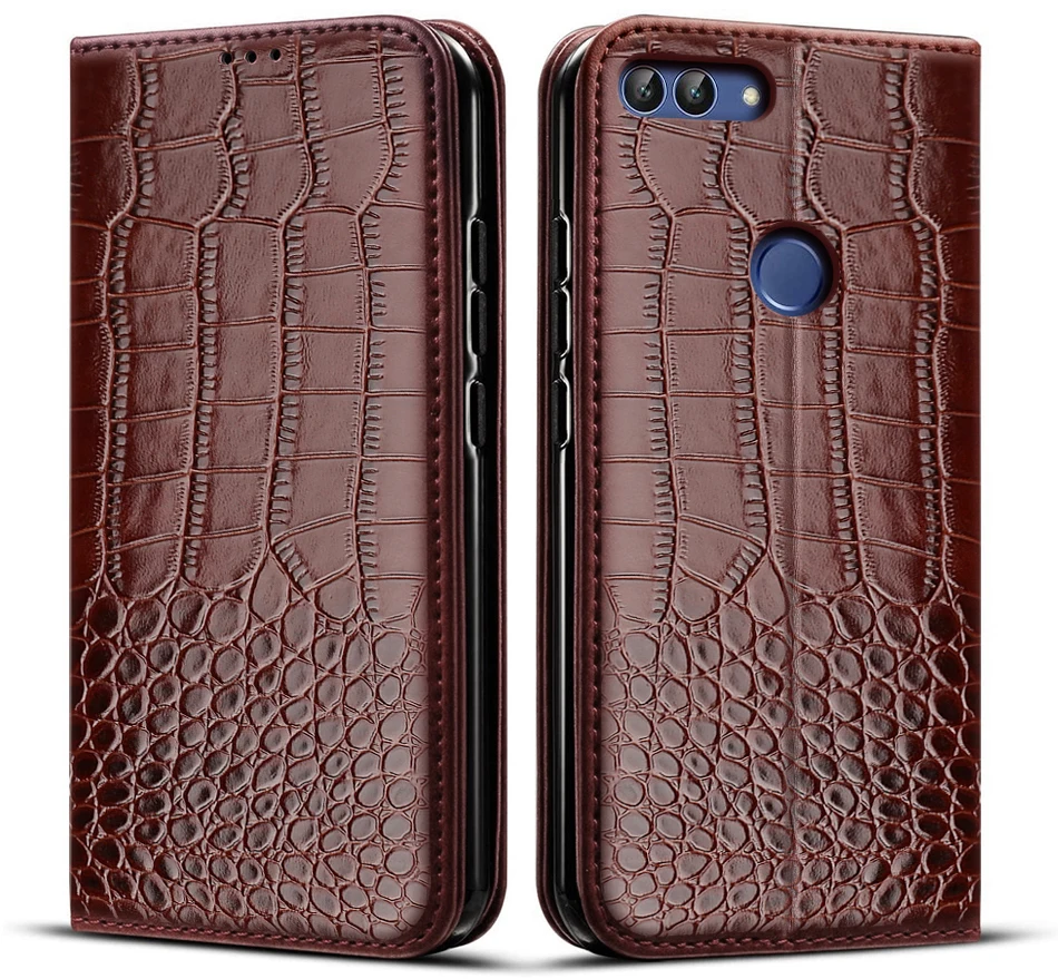 Luxury retro Case For Huawei P Smart case flip leather cover Funda Huawei P smart Case Cover FIG-LX1 Psmart Phone Coque Phone Case Leather Phone Case Leather Wallet Case Leather Case