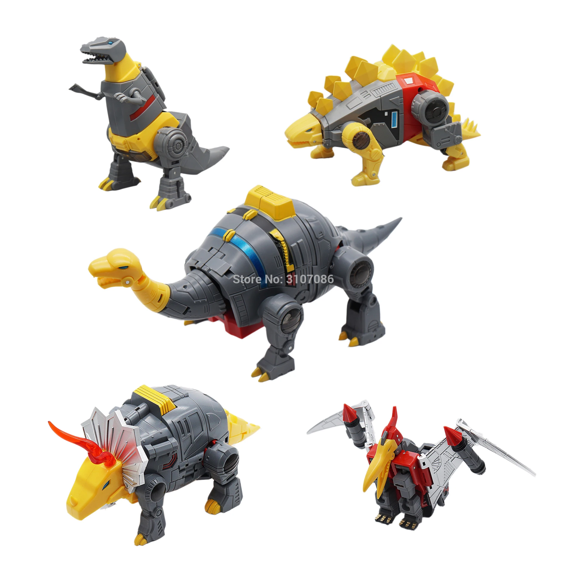 Динозавр трансформер MFT G1 анимация цвет шлака snapl Grimlock MF 21 22 23 24 25 динозавр фигурка