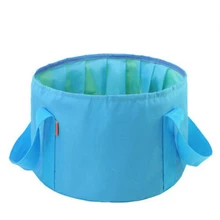 Пеший Туризм Сверхлегкий хранения складной умывальник для ванной спа для переноски Водонепроницаемый путешествия массаж ног кемпинг на открытом воздухе Портативный ведро